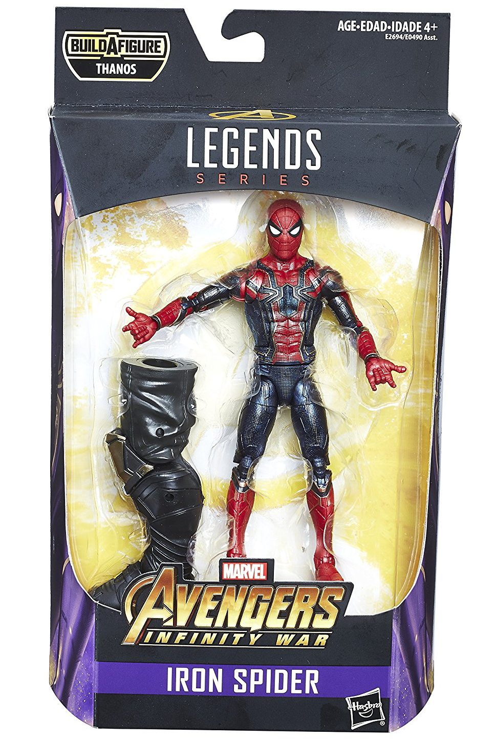 Marvel Legends Avengers Infinity War Super Hero Spider man Action Figure Toy LED 