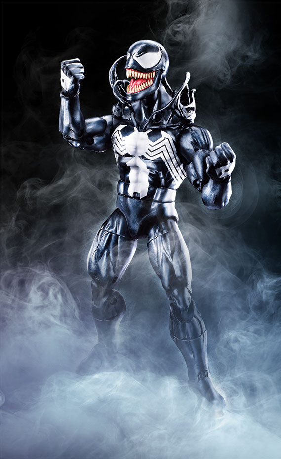 venom marvel legends poses