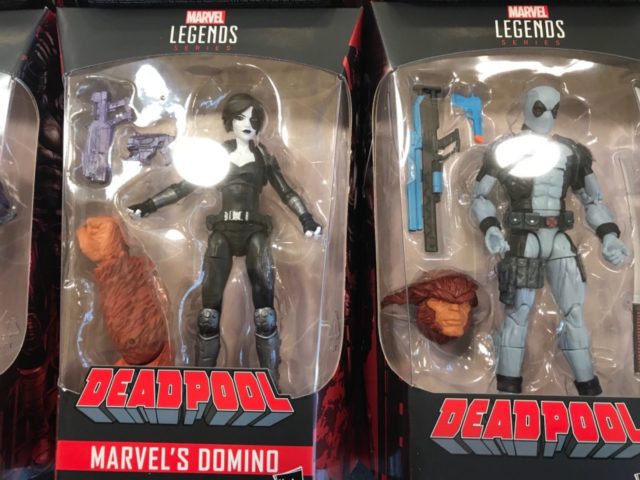 Marvel legends Domino and X-Force Deadpool Figures in Box