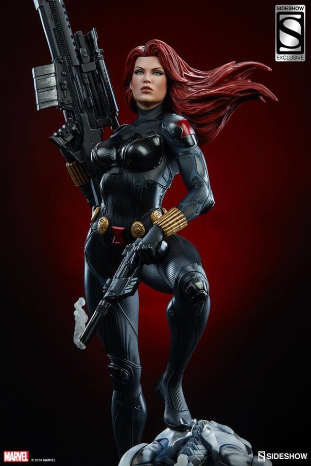 Sideshow Exclusive Black Widow Premium Format Head