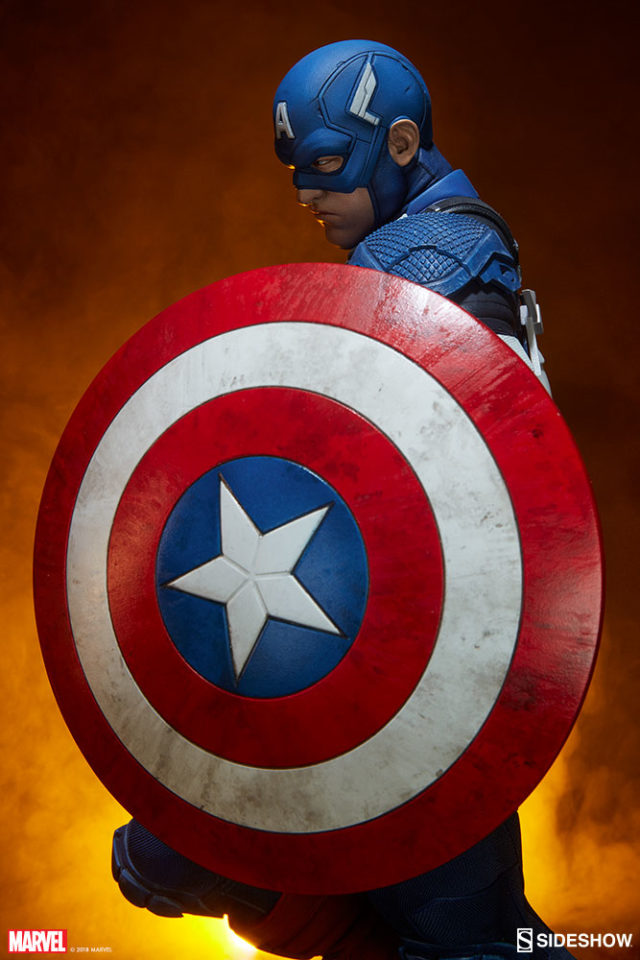 Sideshow Premium Format Captain America Shield Close-Up