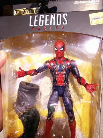 Close-Up of Iron Spider-Man Infinity War 6" Figure