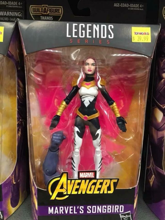 Marvel Legends Infinity War Songbird Figure Packaged
