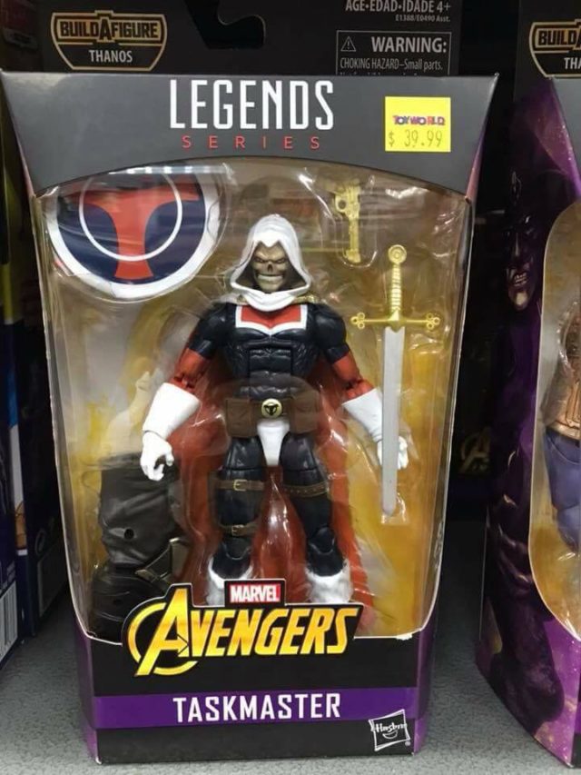 Marvel Legends Avengers Taskmaster Infinity War 6” Figure BAF Thanos Leg MIB 