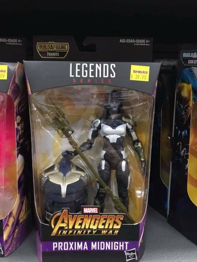 Marvel Legends Proxima Midnight Movie Figure Infinity War Packaged