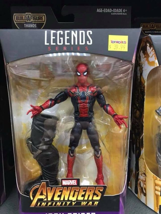 marvel legends infinity war spider man