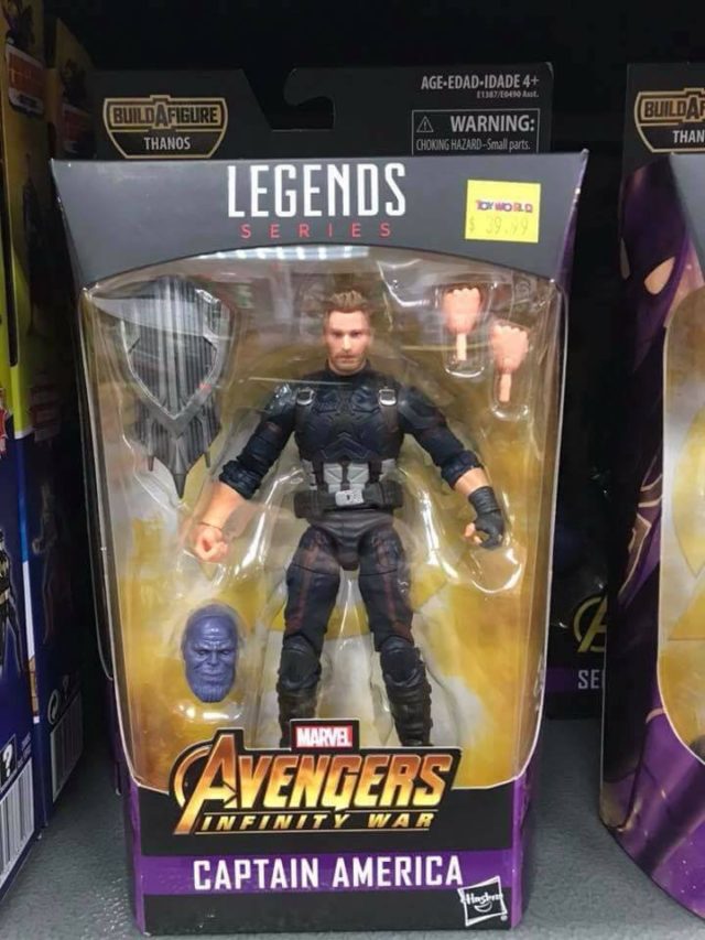 Marvel Legends Infinity War Captain America Packaged