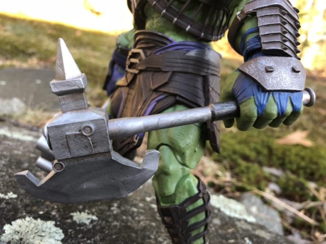 Close-Up of Diamond Select Gladiator Hulk Axe