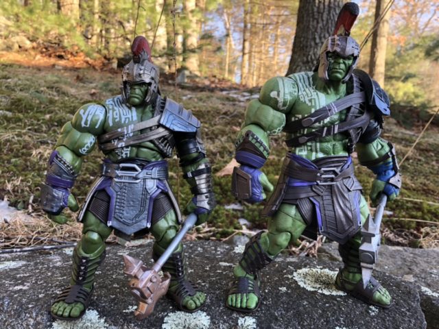 Marvel Legends Gladiator Hulk vs. Marvel Select Ragnarok Hulk DST