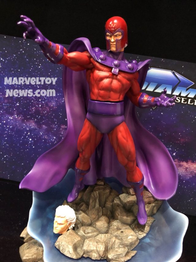 DST Marvel Premier Collection Magneto Statue 2018 Toy Fair