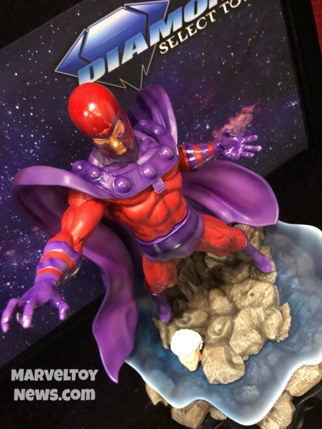 Overhead View of Magneto Premier Collection Statue DST