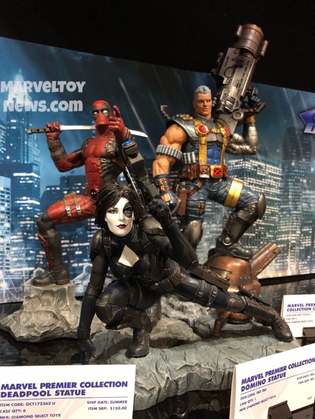 Marvel Premier Collection Domino Statue NY Toy Fair 2018