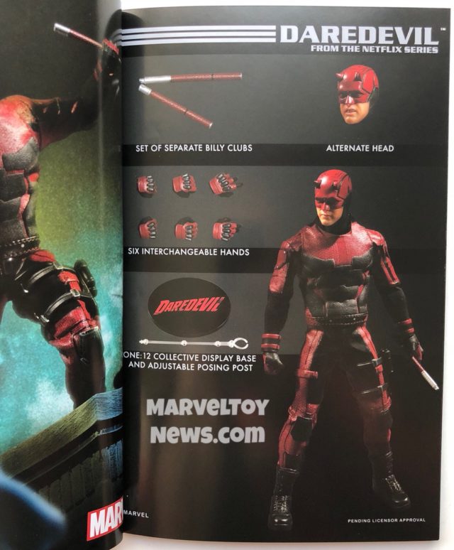 Netflix Daredevil ONE:12 Collective Catalog Photo and Accessories