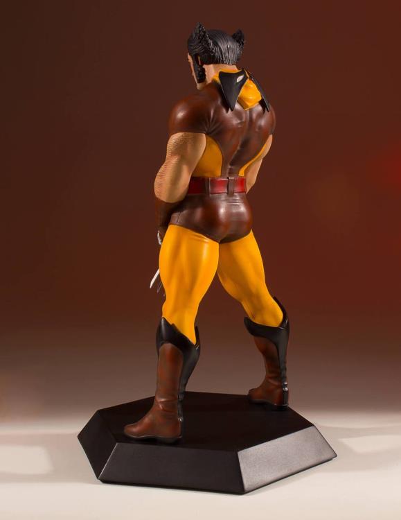Back of 80s Wolverine Collectors Gallery Statue Gentle Giant Ltd