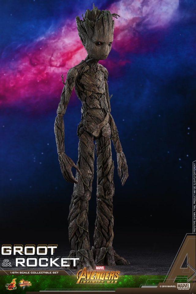 Hot Toys Avengers Infinity War Teen Groot Sixth Scale Figure