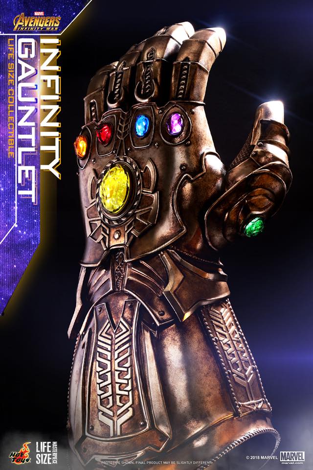 Hot Toys Infinity Gauntlet Life Size Replica Up For Order Marvel Toy News