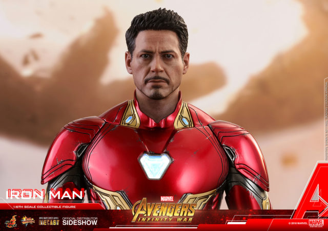 Hot Toys Infinity War Tony Stark Head Robert Downey Jr. Portrait