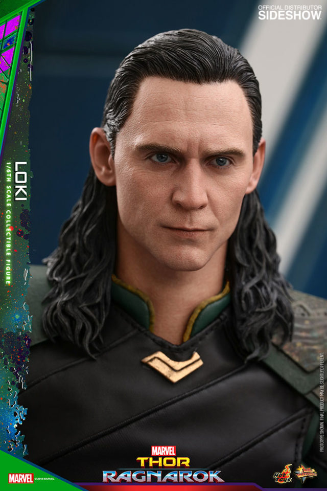 Hot Toys Loki Tom Hiddleston Portrait Thor Ragnarok