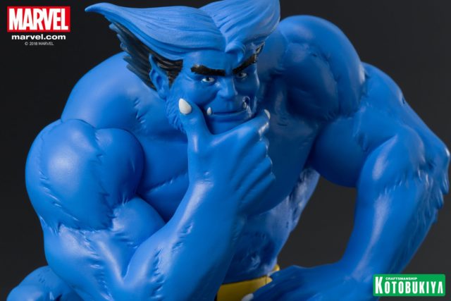 Kotobukiya X-Men Animated Beast ARTFX Statue Close-Up