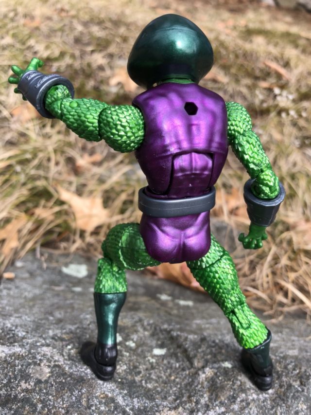 Back of Marvel Legends Infinity War King Cobra 6 Inch Figure