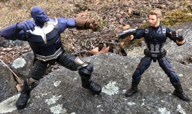 Marvel Legends Infinity War Captain America vs. Thanos Figure