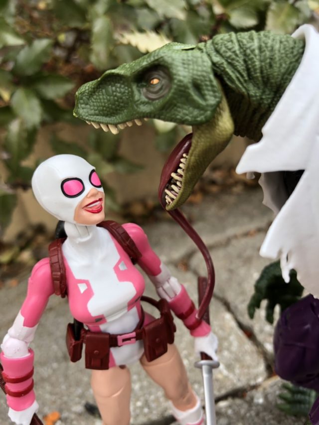 Marvel Legends Gwenpool Review with Lizard BAF