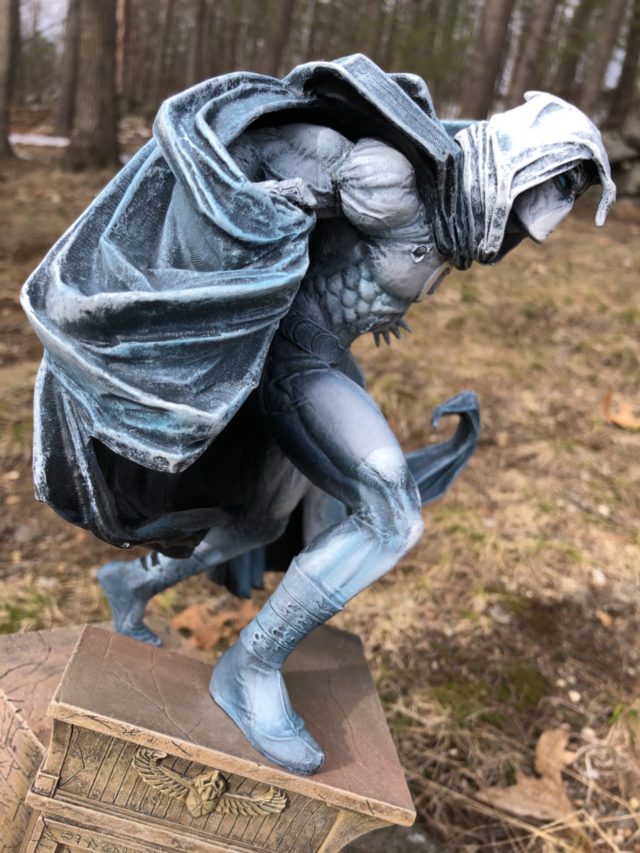 Side View of Diamond Select Moon Knight Statue