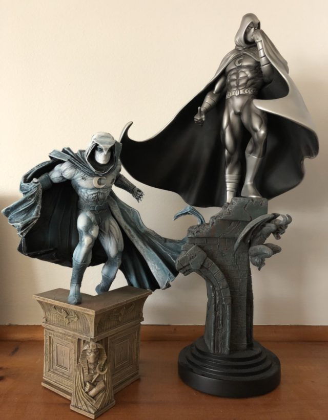 Size Comparison Bowen Designs Moon Knight vs. Diamond Select Toys Statue