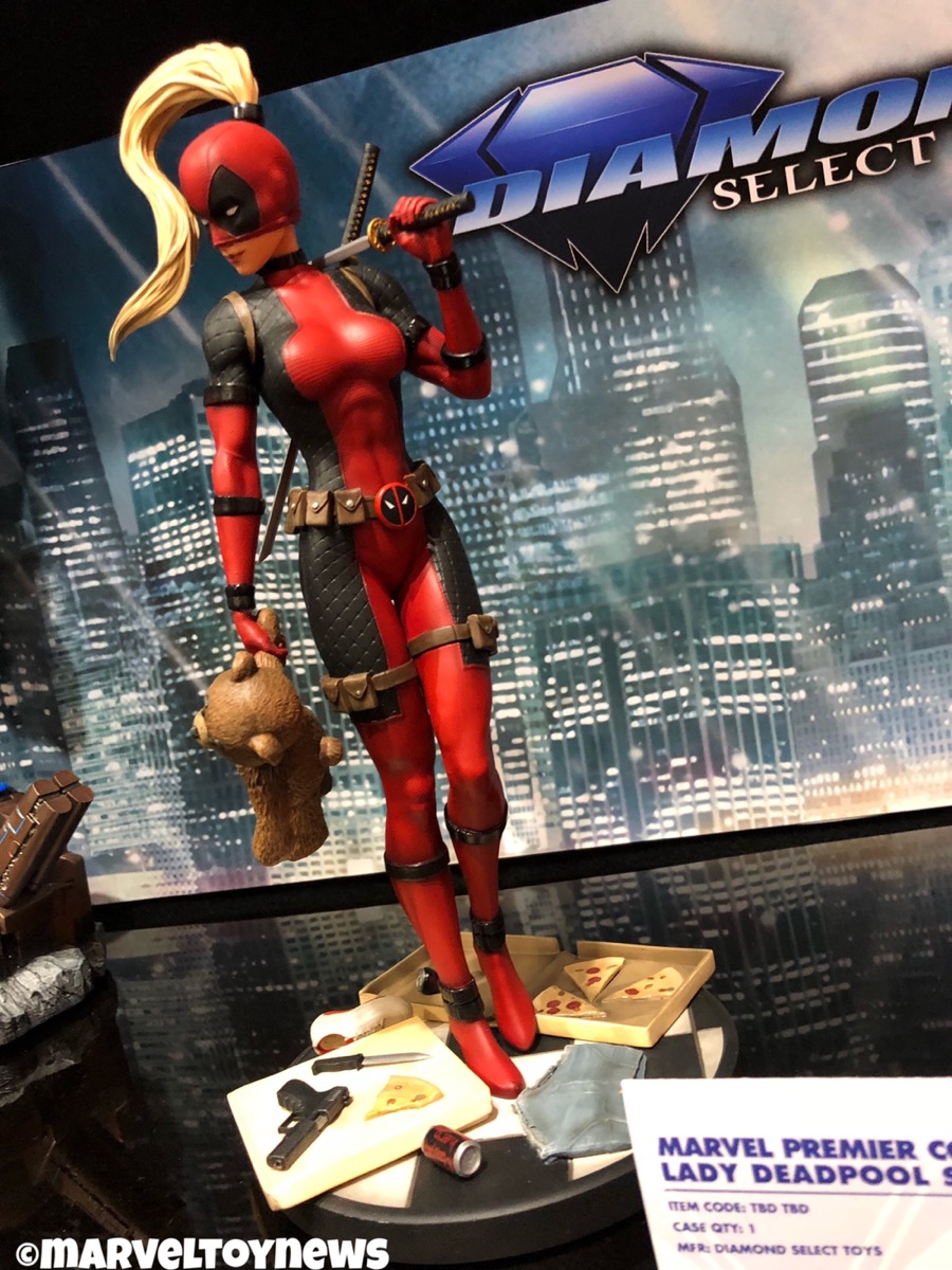 Marvel Premier Collection Domino Lady Deadpool Statues Marvel Toy News