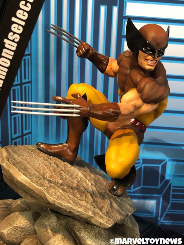 Marvel Gallery Wolverine Statue Brown Costume PVC