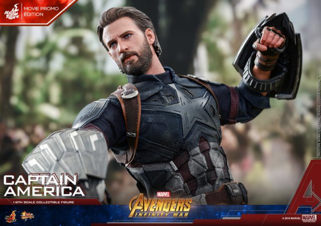 Avengers Infinity War Captain America Hot Toys MMS Figure Wakanda Shields