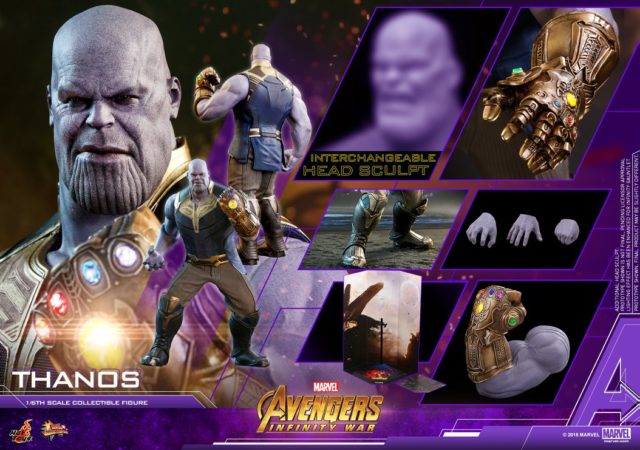 Avengers Infinity War Hot Toys Thanos Figure and Accessories