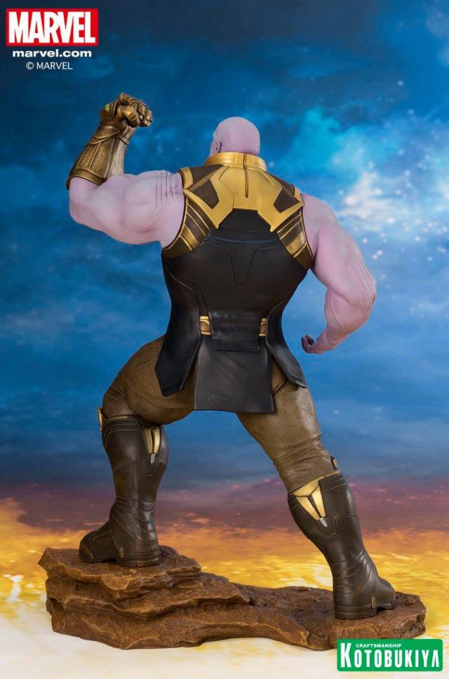 Back of Thanos Kotobukiya ARTFX+ Statue Avengers Infinity War