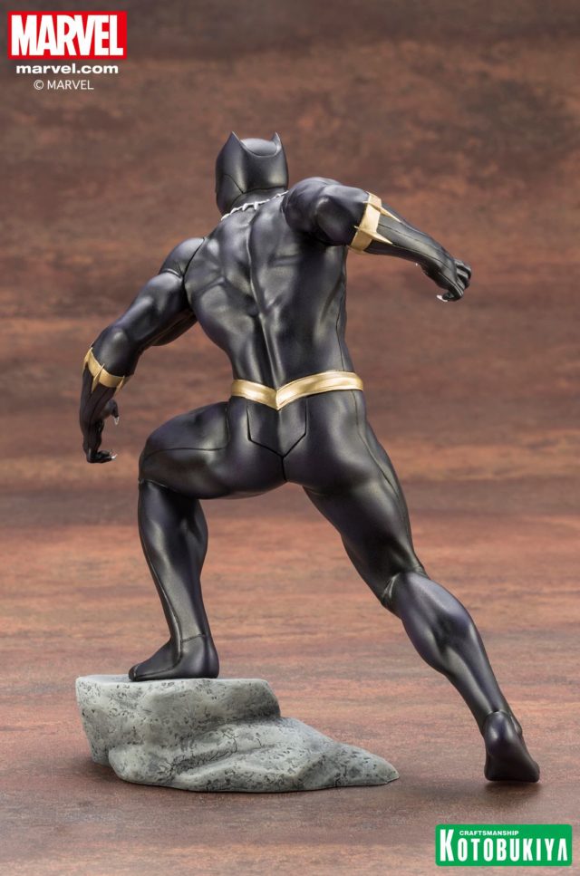 Black Panther Kotonukiya ARTFX+ Statue Back View