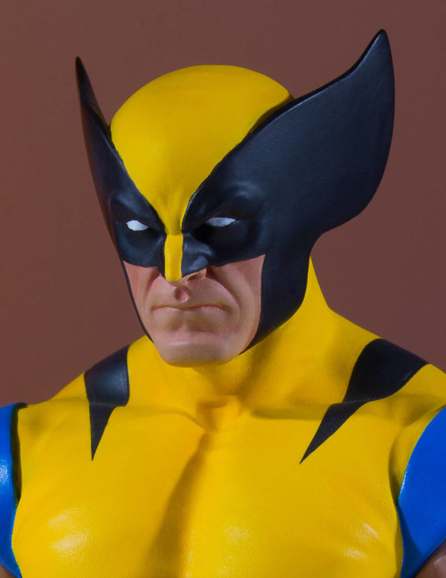Close-Up of 1992 Wolverine Gentle Giant Collector Gallery Statue