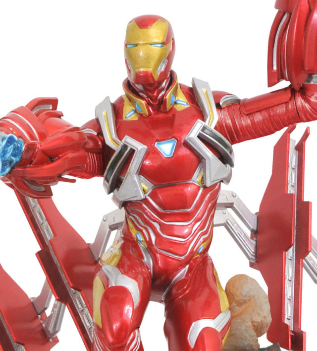 Close-Up of Infinity War Iron Man Marvel Gallery Statue