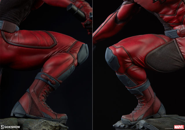 Close-Up of Sideshow PF Daredevil Boots