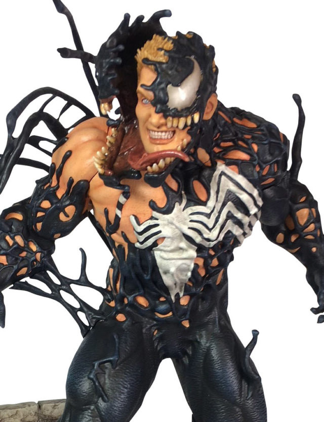 Close-Up of Venom Marvel Gallery Statue