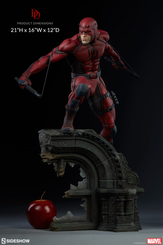 Daredevil Sideshow Premium Format Figure Size Scale Comparison Photo