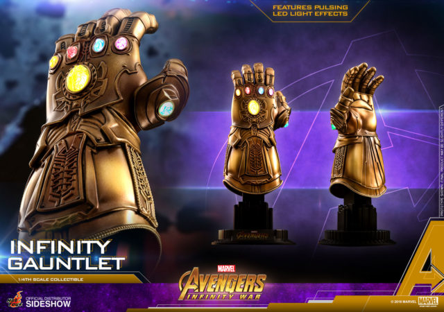 Hot Toys Infinity Gauntlet Quarter Scale Replica