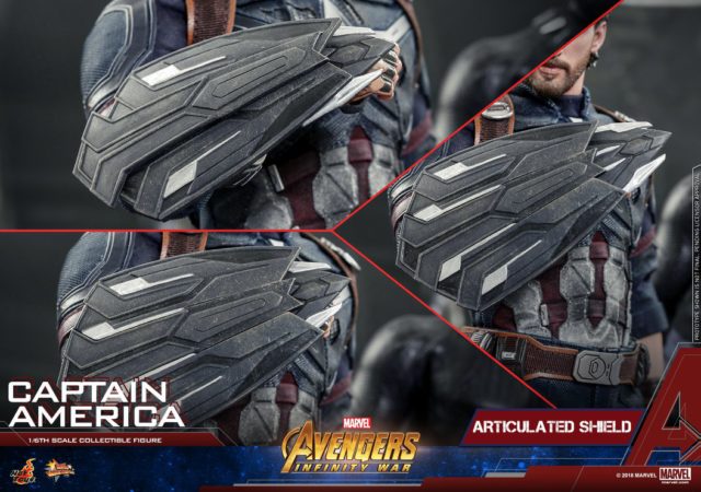 Hot Toys Infinity War Captain America Wakandan Shields Articulated