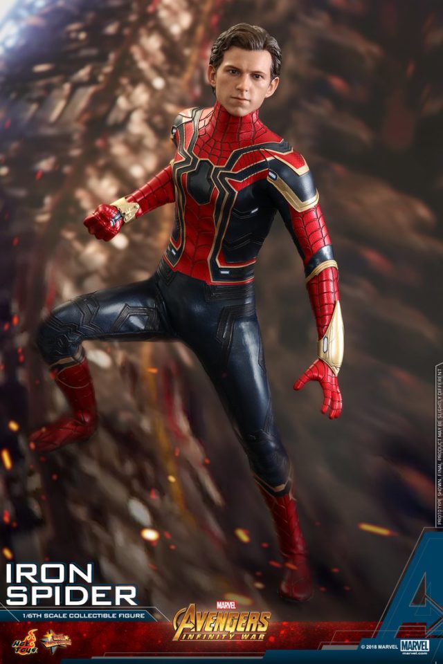 Hot Toys Tom Holland Head Iron Spider Infinity War