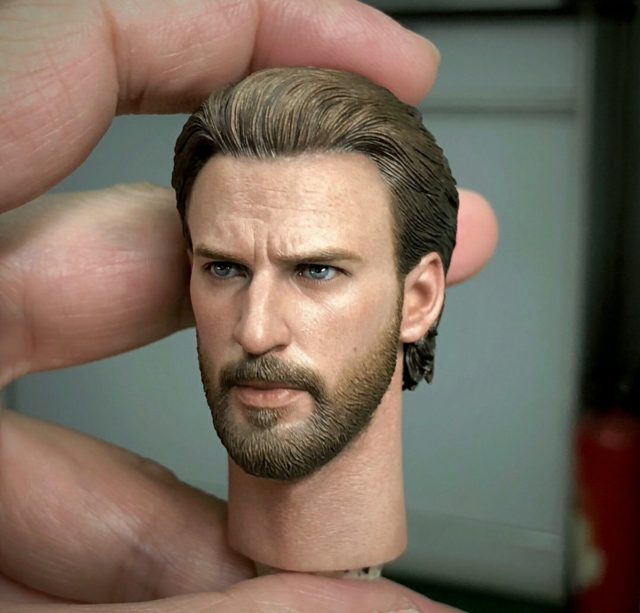 Infinity War Hot Toys Captain America Chris Evans Portrait Head Sculpt