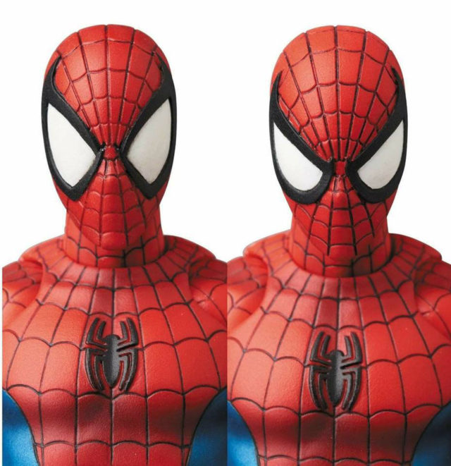 Interchangeable Eyes for Medicom Spider-Man MAFEX Figure
