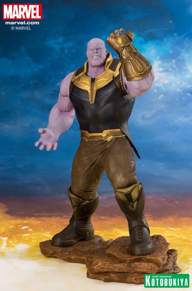 Koto Avengers Infinity War Thanos Statue ARTFX PVC