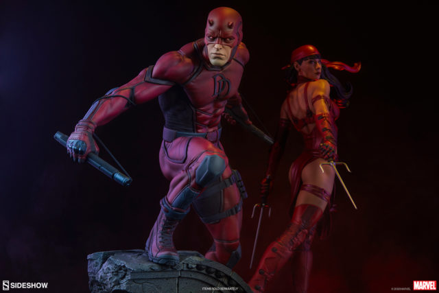 Sideshow Collectibles Marvel Premium Format Figures Daredevil and Elektra