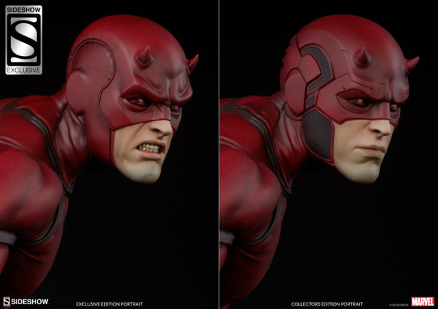 Sideshow Exclusive Daredevil Head Classic Costume