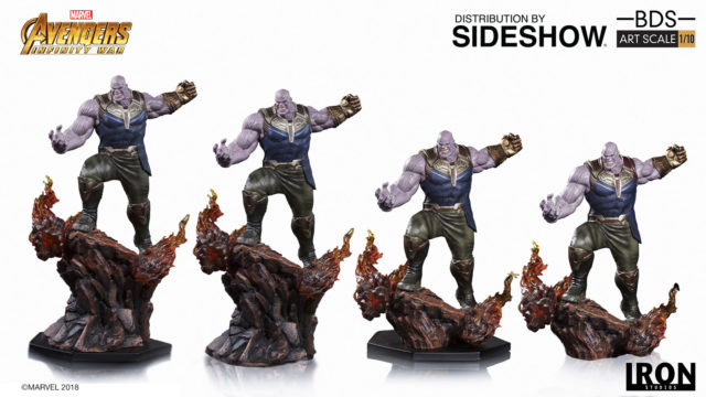 Thanos Iron Studios Infinity War Statue Terrain Base