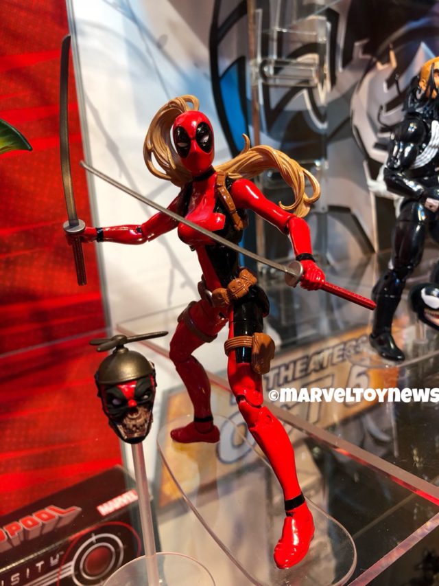 Marvel Legends Lady Deadpool & Headpool Figures Toy Fair