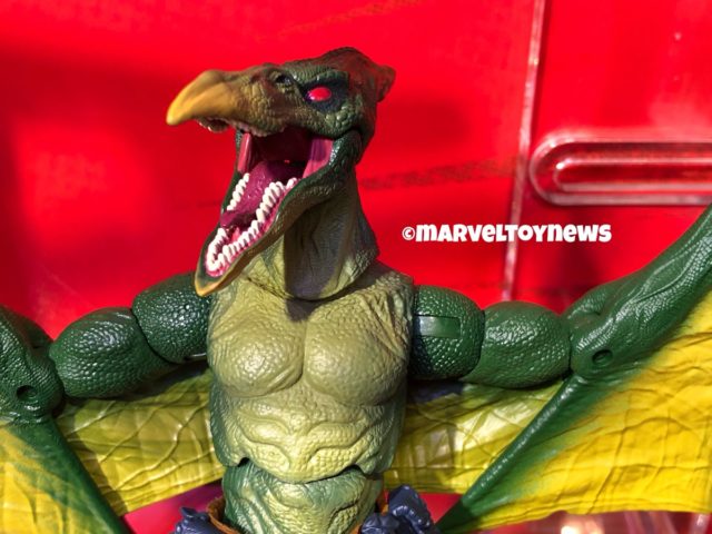 Close-Up of Marvel Legends Sauron Figure Head Pterodactyl Man